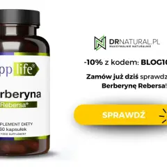 Suplement diety Berberyna Rebersa od Supp Life. Sprawdź, na co pomaga berberyna i zamów z rabatem!